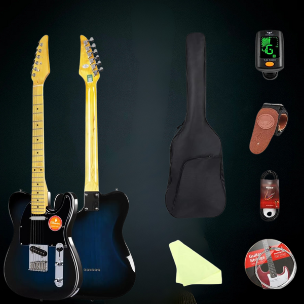 Blue Electric Guitar Starter Kit